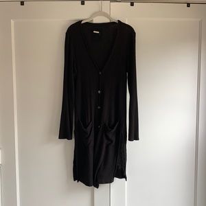 Anthropologie Akemi + Kin black duster cardigan